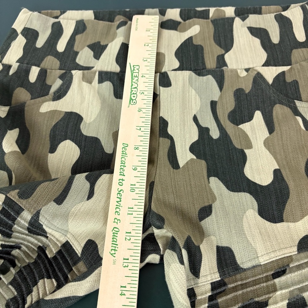 Agnes & Dora jeggings Size XXL Camo Print ribbed cotton polyester pockets (872) - Picture 9 of 14